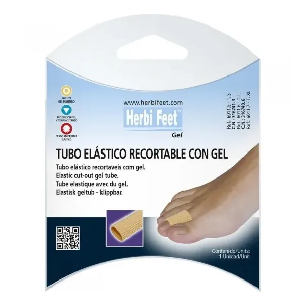 HERBI FEET TUBE ELASTIQUE AVEC GEL S REF 6011.5