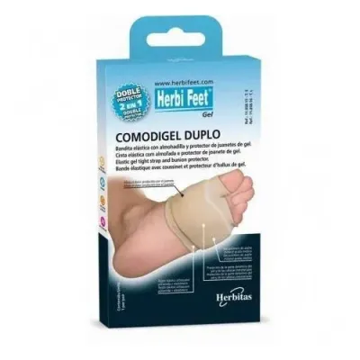 HERBI FEET COUSSINET DOUBLE PROTECTION METATARSIENNE ET D'ALLUX VALGUS HERBI FEET COUSSINET DOUBLE PROTECTION METATARSIENNE ET D'ALLUX VALGUS