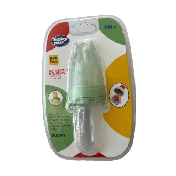 BABY PUR GRIGNOTEUR CUILLERE SILICONE 4M+