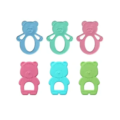 BABY PUR ANNEAU DE DENTITION SIMPLE EN SILICONE 4M+ BABY PUR ANNEAU DE DENTITION SIMPLE EN SILICONE 4M+