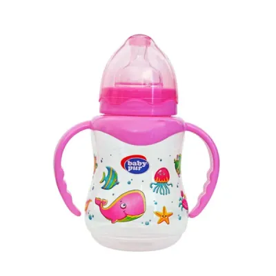 BABY PUR BIBERON COL LARGE AVEC ANSES 250ML BABY PUR BIBERON COL LARGE AVEC ANSES 250ML