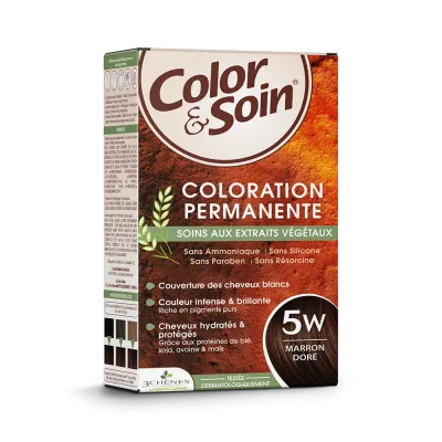 3 CHENES COLOR & SOIN COLORATION MARRON DORE 5W 3 CHENES COLOR & SOIN COLORATION MARRON DORE 5W