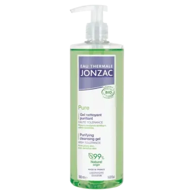 JONZAC PURE GEL NETTOYANT PURIFIANT BIO 500ML