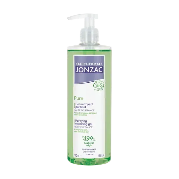 JONZAC PURE GEL NETTOYANT PURIFIANT BIO 500ML