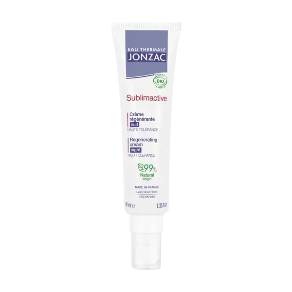 JONZAC SUBLIMACTIVE SOIN NUIT REGENERANT ANTI-AGE CELLULAIRE 40ML