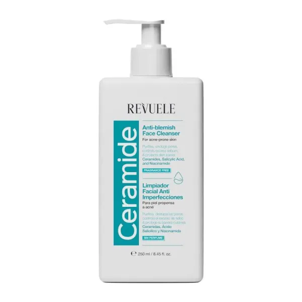 REVUELE CERAMIDE GEL NETTOYANT VISAGE ANTI IMPERFECTIONS 250ML