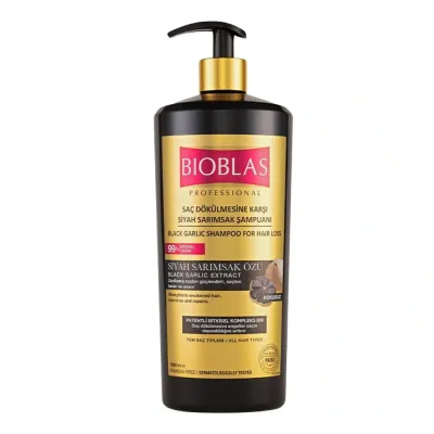 BIOBLAS SHAMPOOING A L'AIL NOIR 1 L BIOBLAS SHAMPOOING A L'AIL NOIR 1 L