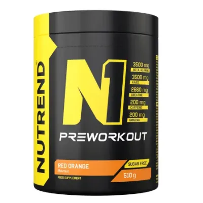 NUTREND N1 PRE WORKOUT RED ORANGE 510G NUTREND N1 PRE WORKOUT RED ORANGE 510G