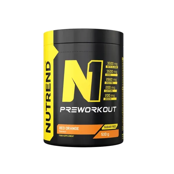 NUTREND N1 PRE WORKOUT RED ORANGE 510G