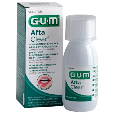 GUM AFTA CLEAR BAIN DE BOUCHE 120ML GUM AFTA CLEAR BAIN DE BOUCHE 120ML
