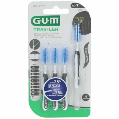 GUM TRAV-LER BROSSETTE INTERDENTAIRE 2,6MM (1619) GUM TRAV-LER BROSSETTE INTERDENTAIRE 2,6MM (1619)