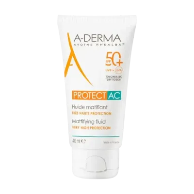 A-DERMA PROTECT AC FLUIDE MATIFIANT SPF50+ 40ML A-DERMA PROTECT AC FLUIDE MATIFIANT SPF50+ 40ML