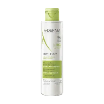 A-DERMA BIOLOGY EAU MICELLAIRE DERMATOLOGIQUE HYDRA-NETTOYANTE 200ML