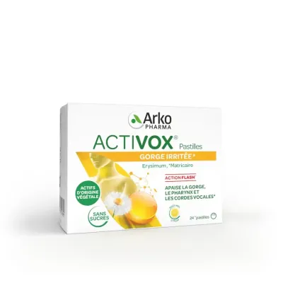 ARKOPHARMA ACTIVOX MIEL CITRON 24 PASTILLES ARKOPHARMA ACTIVOX MIEL CITRON 24 PASTILLES