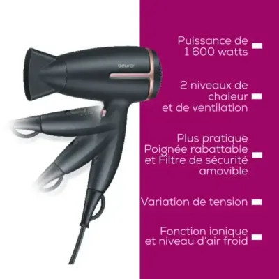BEURER HC 25 SECHE CHEVEUX DE VOYAGE BEURER HC 25 SECHE CHEVEUX DE VOYAGE