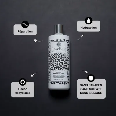 ROSEBAIE SHAMPOOING KERATINE X CAVIAR 500ML