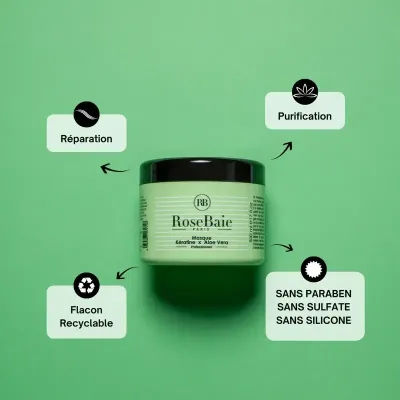 ROSEBAIE MASQUE KERATINE X ALOE VERA 500 ML