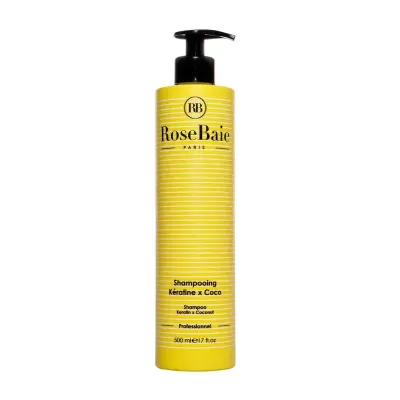 ROSEBAIE SHAMPOING KERATINE X HUILE DE COCO 500ML ROSEBAIE SHAMPOING KERATINE X HUILE DE COCO 500ML