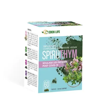 EDEN LIFE SPIRUTHYM 60 COMPRIMES EDEN LIFE SPIRUTHYM 60 COMPRIMES