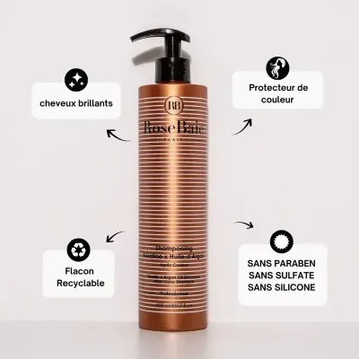 ROSEBAIE SHAMPOING ARGAN POST COLORATION ANTI OXYDANT 500ML ROSEBAIE SHAMPOING ARGAN POST COLORATION ANTI OXYDANT 500ML