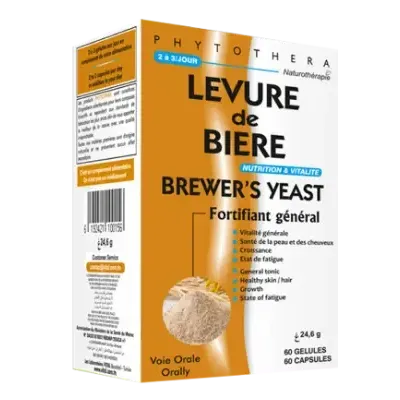 VITAL PHYTOTHERA LEVURE DE BIERE 60 GELULES VITAL PHYTOTHERA LEVURE DE BIERE 60 GELULES