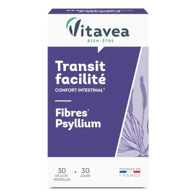 VITAVEA TRANSIT FACILITE CONFORT INTESTINAL 30 GELULES VITAVEA TRANSIT FACILITE CONFORT INTESTINAL 30 GELULES