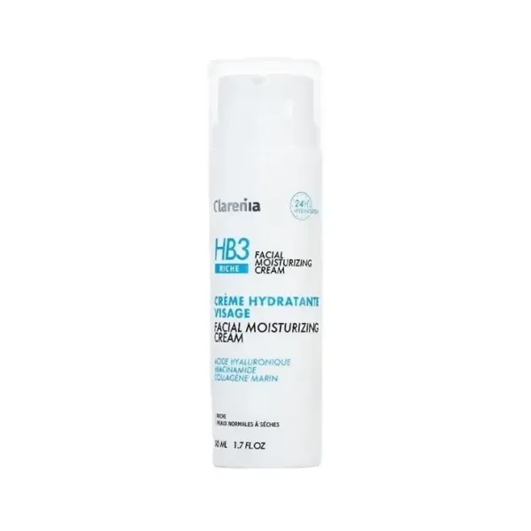 CLARENIA HB3 CREME HYDRATANTE VISAGE RICHE 50ML