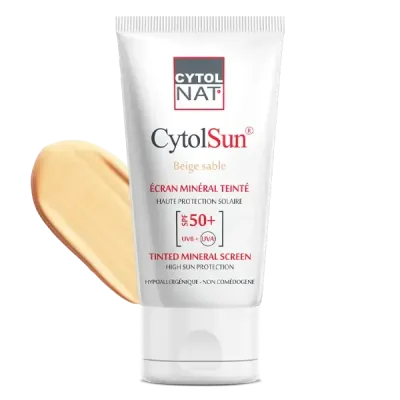 CYTOL CYTOLNAT CYTOLSUN ECRAN SPF50+ TEINTE BEIGE SABLE